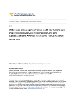 Wildlife in an Anthropogenically-Driven World