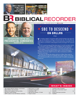 SBC to Descend on Dallas BR Staff