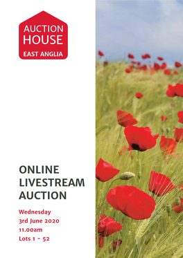 Peterborough) Lynn) Manager) Our ﬁrst Virtual ‘Livestream’ Auction