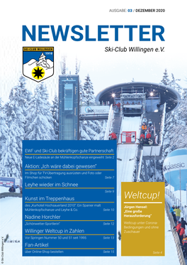NEWSLETTER Ski-Club Willingen E.V