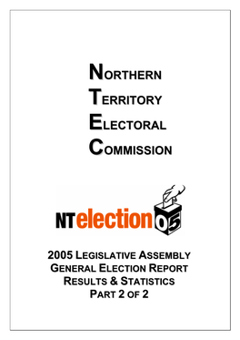 2005 Legislative Assembly Election