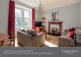 33 (2F1) Tarvit Street, Edinburgh, EH3 9JY Well-Presented Two-Bedroom