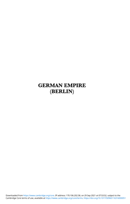 German Empire (Berlin)