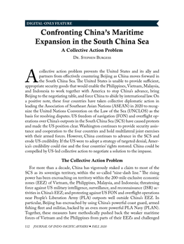 Confronting China's Maritime Expansion in the South China