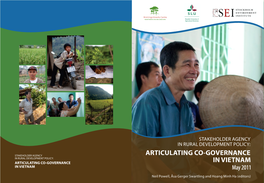 Stakeholder Agency and Rural Development Policy: Articulating Co-Governance in Vietnam