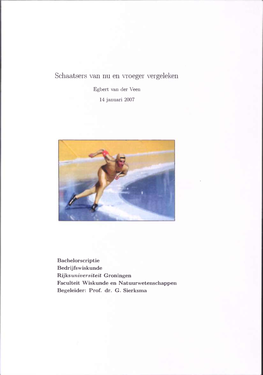 Schaatsers Van Nu En Vroeger Vergeleken