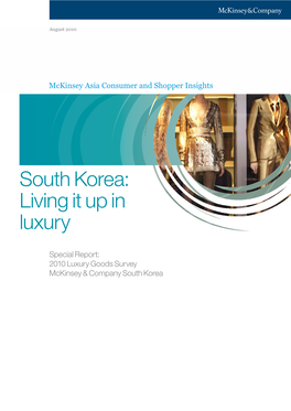 South Korea: Living It up in Luxury