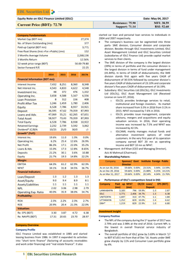 Brief Analysis of Olympic Industries