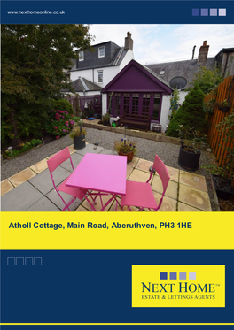 Atholl Cottage, Main Road, Aberuthven, PH3 1HE Offers Over £130,000