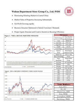 Wuhan Department Store Group Co., Ltd.-WDS