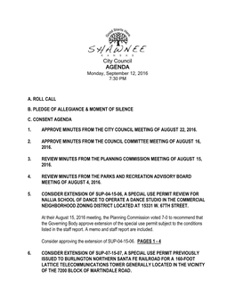 City Council AGENDA