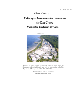 Radiological Instrumentation Assessment for King County Wastewater Treatment Division