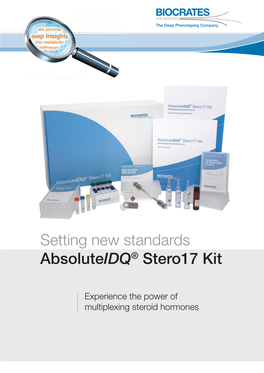 Setting New Standards Absoluteidq® Stero17 Kit