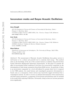Isocurvature Modes and Baryon Acoustic Oscillations
