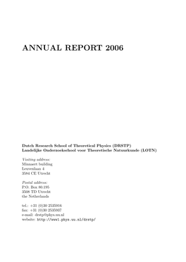 Annual Report 2006