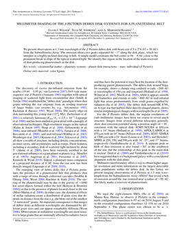 Millimeter Imaging of the Β Pictoris Debris Disk: Evidence for a Planetesimal Belt