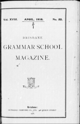 Brisbane Grammar School /- SMAGAZINE