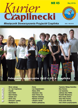 Kurier Czaplinecki - Maj 2010   Kurier Czaplinecki - Maj 2010 Kurier Czaplinecki - Maj 2010  Wieści Z Sesji Okiem Radnego