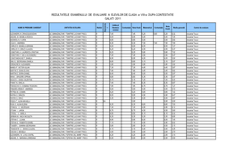 VIII-A DUPA CONTESTATIE GALATI 2011