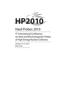 Hard Probes 2010
