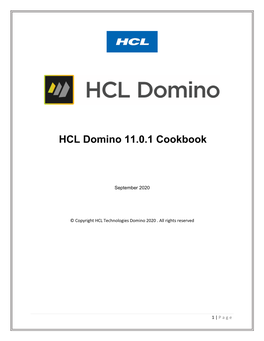 HCL Domino 11.0.1 Cookbook