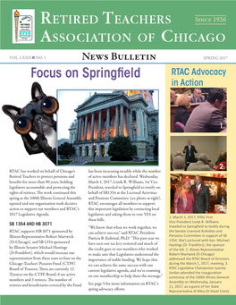 SPRING 2017 Focus on Springfield RTAC Advocacy in Action