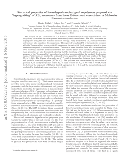 Statistical Properties of Linear-Hyperbranched Graft