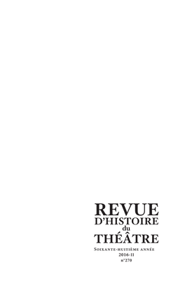 Rht 270-Oublis-Histoire-Du-Theatre