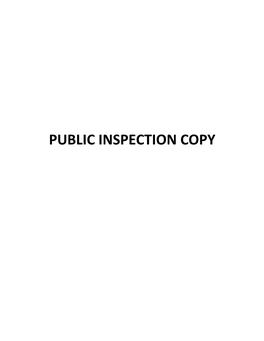 PUBLIC INSPECTION COPY EXTENDED to to NOVEMBERNOVEMBER 15, 15, 20172017 1545-0047 Return of Organization Exempt from Income Tax OMB No