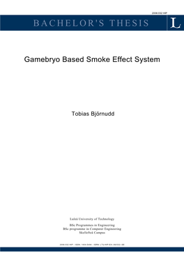 Gamebryo Based Smoke Effect System