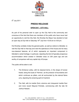 Press Release