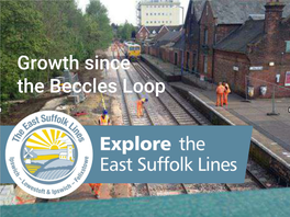 Growth Since the Beccles Loop Community Rail Partnership