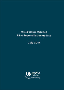 UUW PR14 Reconciliation Update (July 2019)