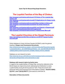 Notaries of the Gaspé Peninsula Guide