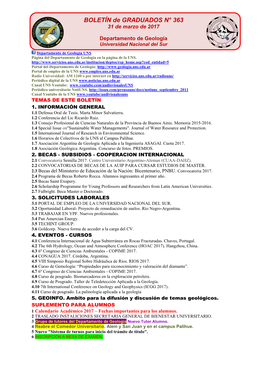 Boletín Graduados Geología