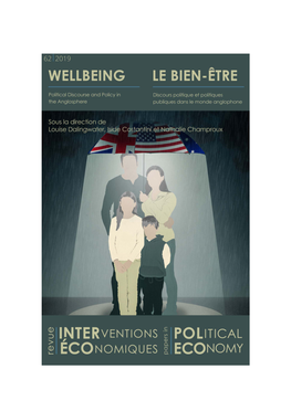 Le Bien-Être : Discours Politique Et Politiques Publiques Dans Le Monde Anglophone Wellbeing: Political Discourse and Policy in the Anglosphere