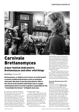 Carnivale Brettanomyces