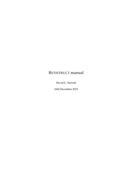 RETISTRUCT Manual