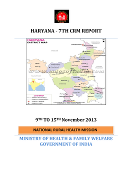 Haryana - 7Th Crm Report