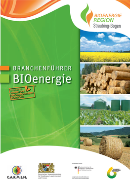 REGION Straubing-Bogen Branchenführer Bioenergie