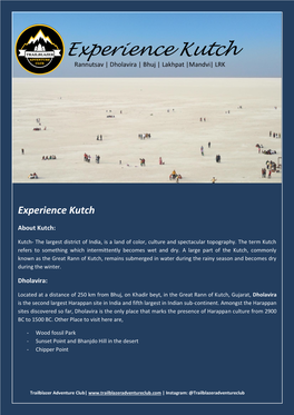 Experience Kutch Rannutsav | Dholavira | Bhuj | Lakhpat |Mandvi| LRK