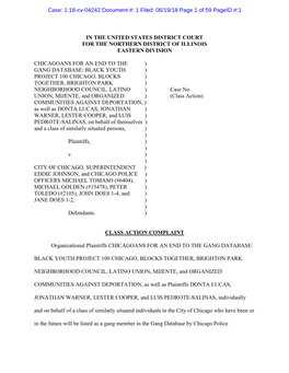 Case: 1:18-Cv-04242 Document #: 1 Filed: 06/19/18 Page 1 of 59 Pageid #:1