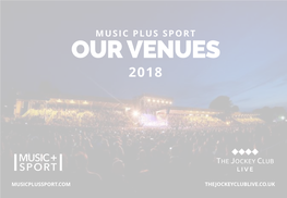 Our Venues 2018