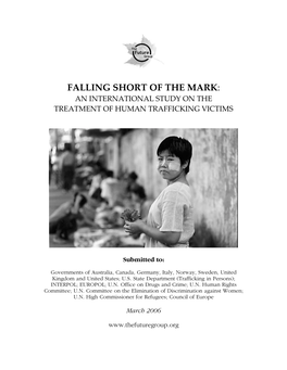 Falling Short of the Mark: an International Study on the Treatment of Human Trafficking Victims