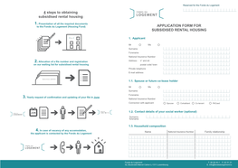 Application Form for Subsidised Rental Housing