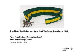 A Guide to the Medals and Awards of the Scout Association (UK)