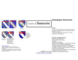 Comtes De Sancerre