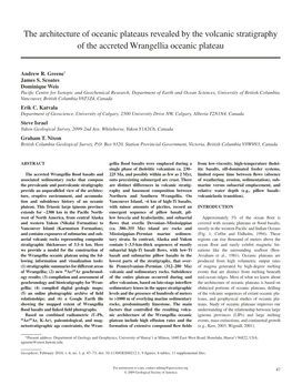 The Architecture of Oceanic Plateaus Revealed by the Volcanic Stratigraphy of the Accreted Wrangellia Oceanic Plateau