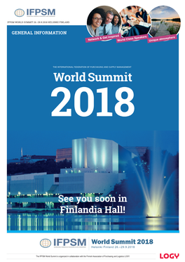 World Summit 26.-29.9.2018 Helsinki Finland