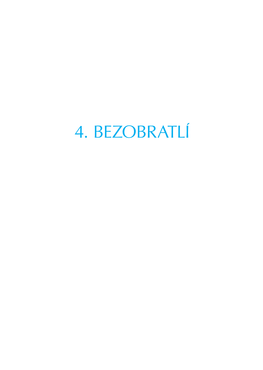 4. Bezobratlí